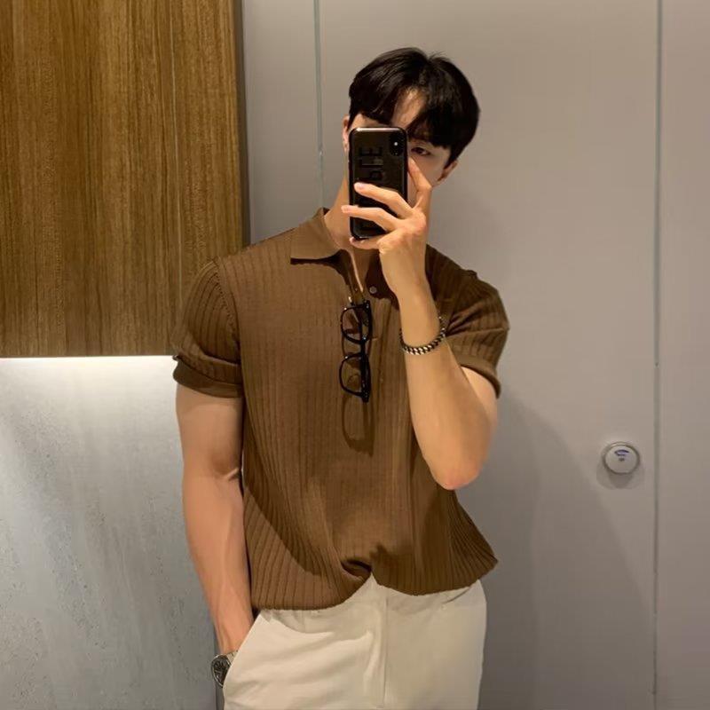 Bora | Stylish Ribbed Polo Shirt Men - Short Sleeve