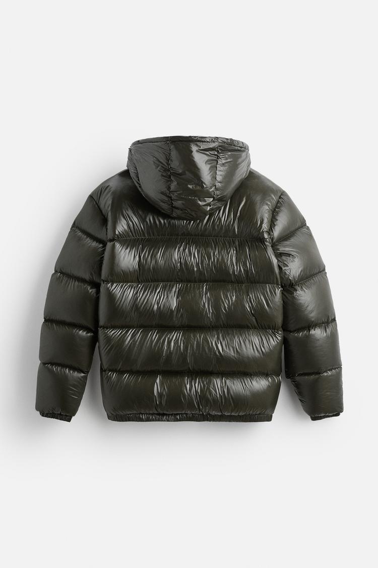Jackson | Stylish Men's Olive Green Hooded Puffer Jacket