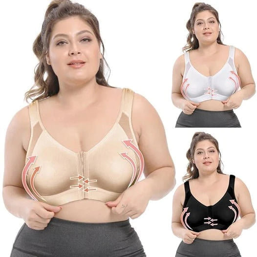 Molly | Elegant Wireless Support Bra With V-Neck Design