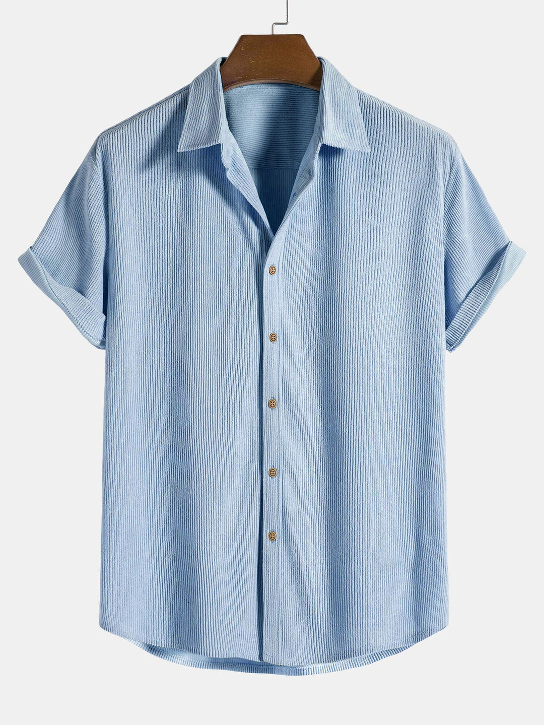 Bali | Elegant Striped Linen Two Piece Set Men Short Sleeve