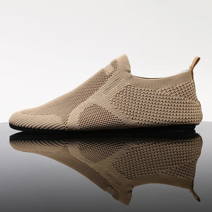 Paige | Stylish Knit Barefoot Slip-On Sneakers With Breathable Mesh