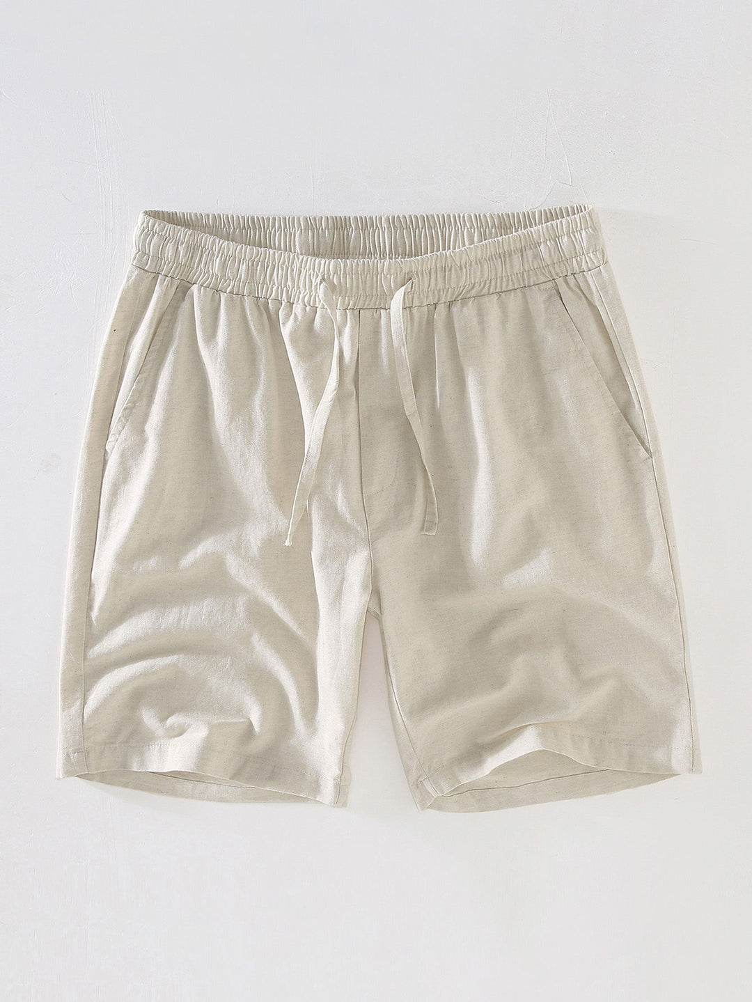 Marlborough | Elegant Short Sleeve Linen Shirt And Shorts Set Men