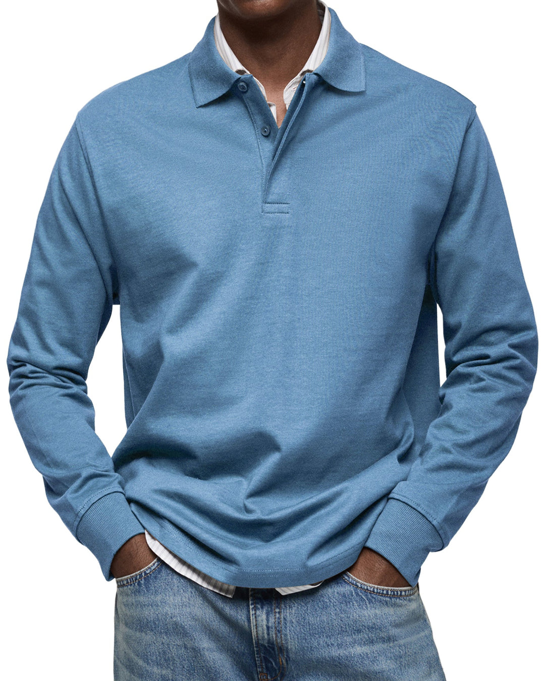 Kristina | Stylish Long Sleeve Polo Shirt With Classic Collar