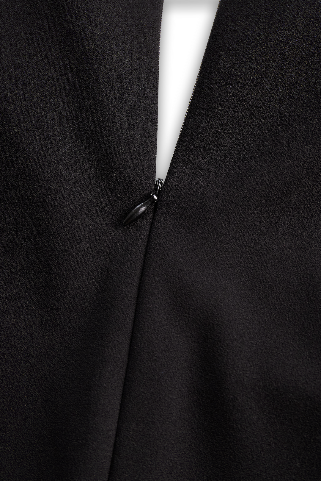 Lucinda | Elegant Black Wrap Midi Dress With Belt