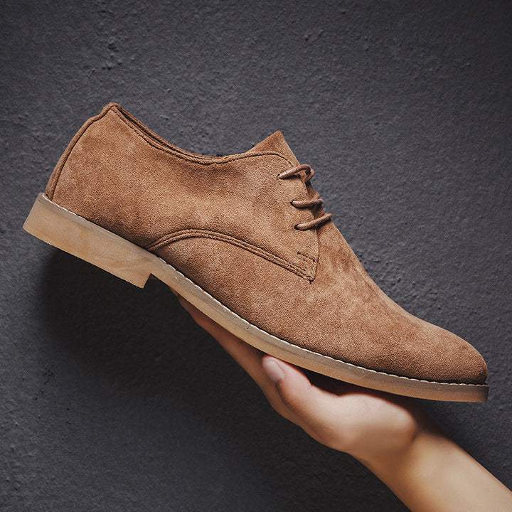 Rosanna | Elegant Brown Suede Oxford Dress Shoes For Men