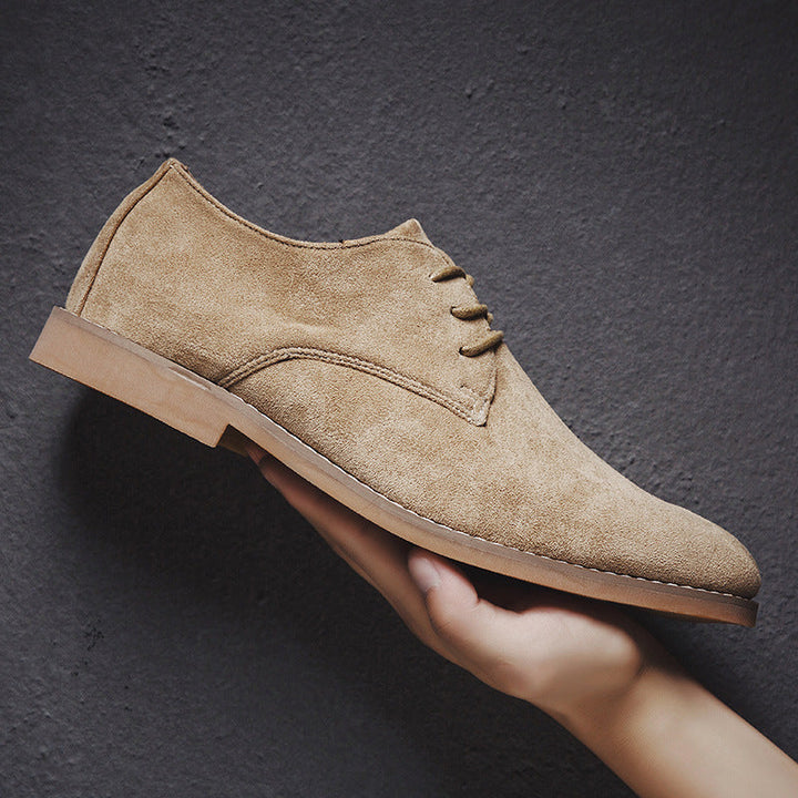 Rosanna | Elegant Brown Suede Oxford Dress Shoes For Men
