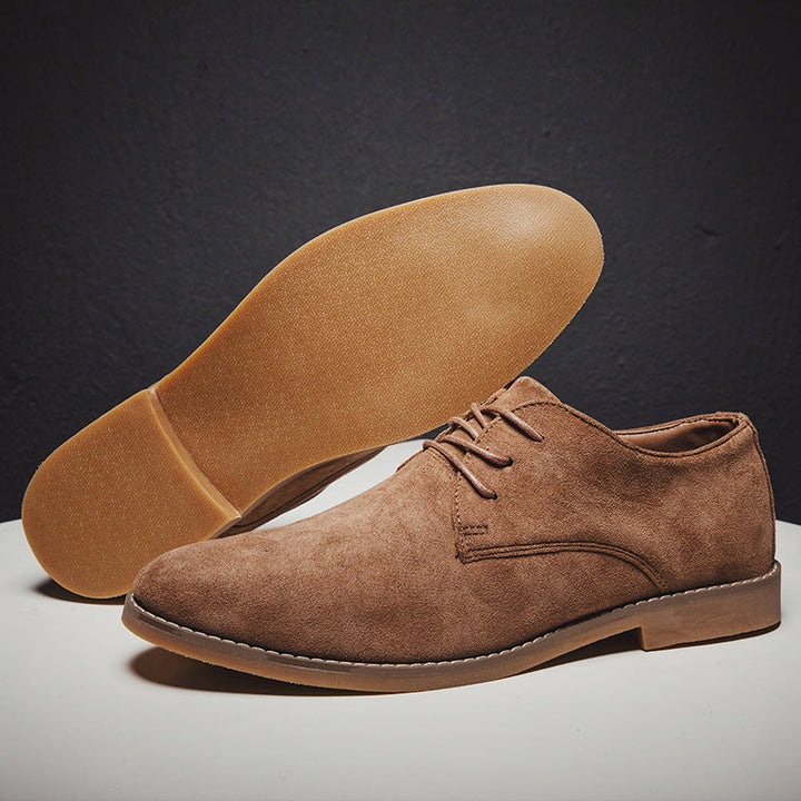 Rosanna | Elegant Brown Suede Oxford Dress Shoes For Men