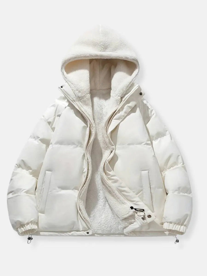 Phoebe | Stylish Quilted Sherpa Lined Hooded Puffer Jacket