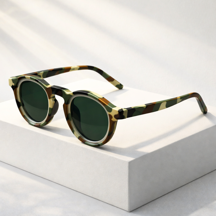 Margot | Stylish Round Frame Gradient Sunglasses