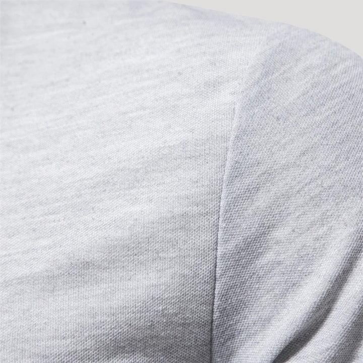 Phoenix | Stylish Men's Long Sleeve Cotton Polo Shirt With Embroidered Logo
