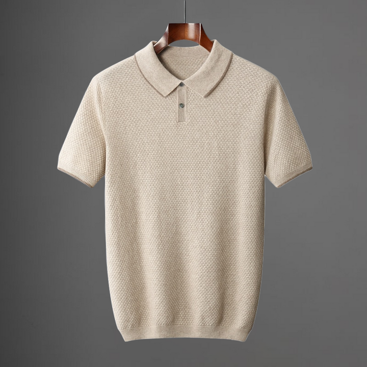 Rhodes | Classic Cotton Piqué Polo Shirt Men - Short Sleeve