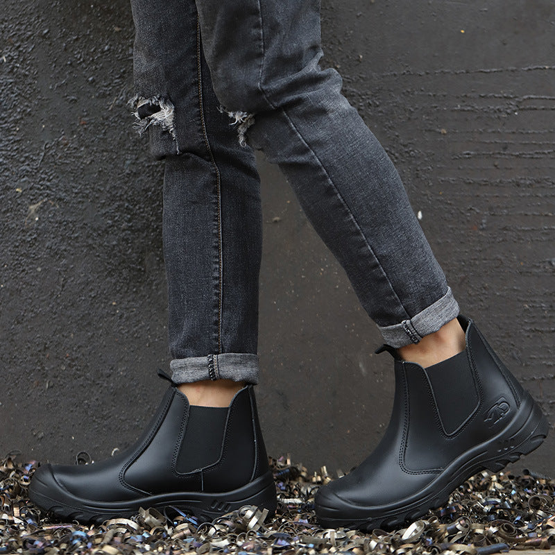 Winston | Orthopedic Chelsea Work Boots Men - Steel Toe Safety