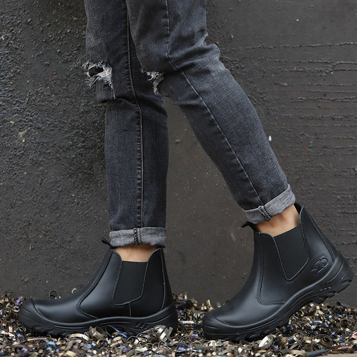 Winston | Orthopedic Chelsea Work Boots Men - Steel Toe Safety
