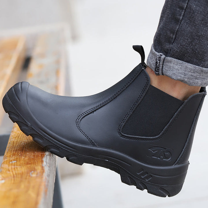 Winston | Orthopedic Chelsea Work Boots Men - Steel Toe Safety