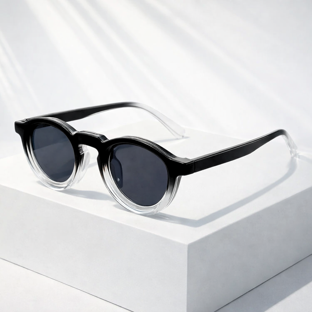 Margot | Stylish Round Frame Gradient Sunglasses
