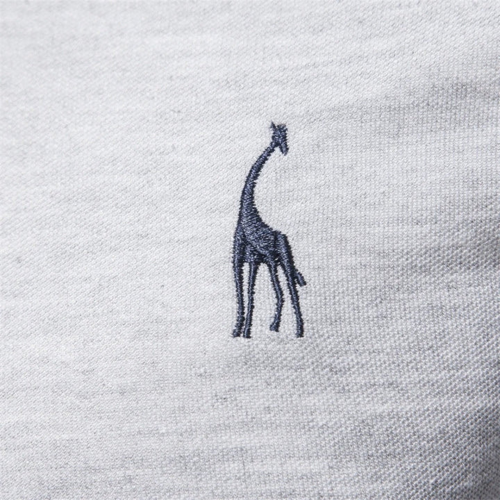 Eloise | Elegant Long Sleeve Cotton Polo Shirt