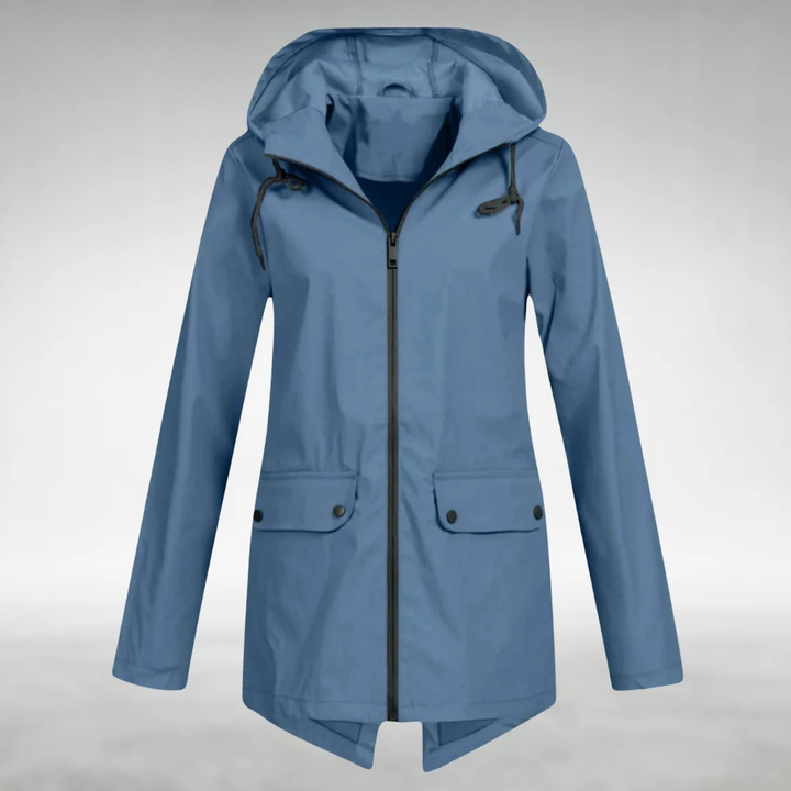 Riley | Stylish Hooded Waterproof Jacket With Front Pockets