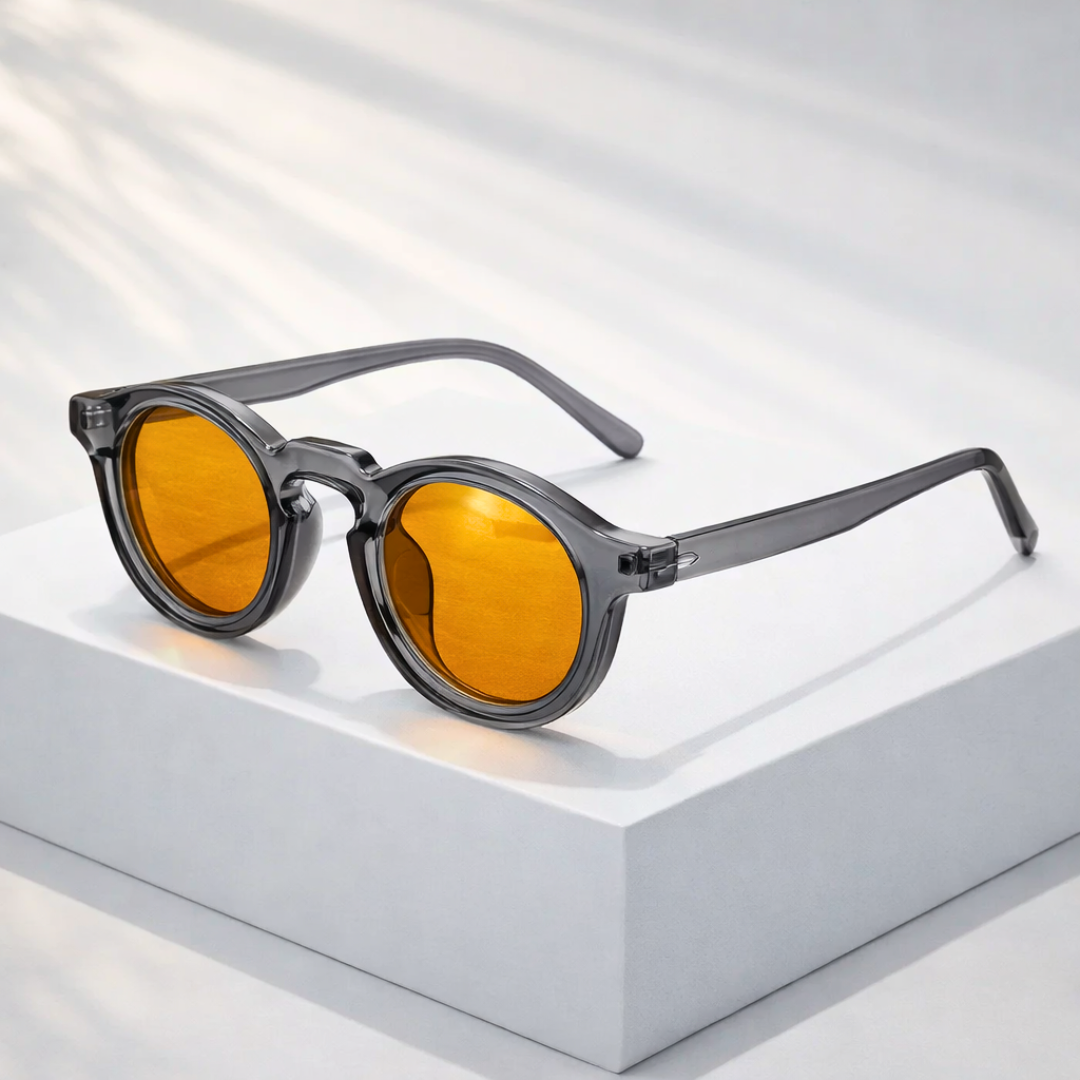 Margot | Stylish Round Frame Gradient Sunglasses