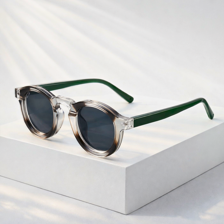 Margot | Stylish Round Frame Gradient Sunglasses