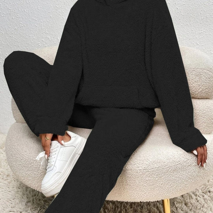 Elyse | Stylish Hooded Fleece Loungewear Set With Long Sleeves
