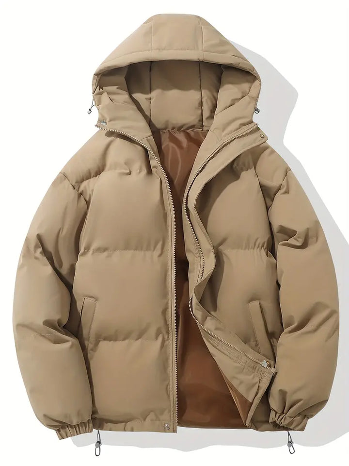 Tessa | Stylish Hooded Padded Puffer Jacket With Zip Front