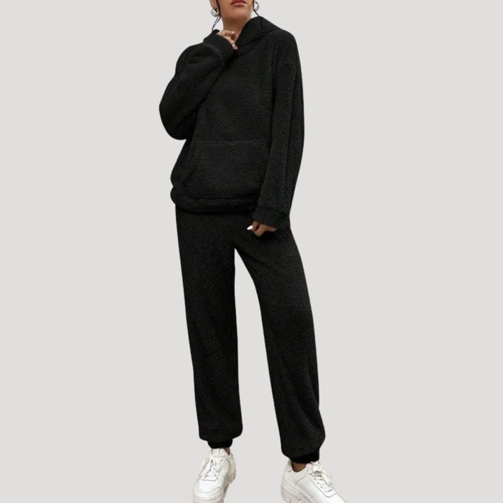 Margot | Cosy Fleece Loungewear Set With Hood & Relaxed Fit