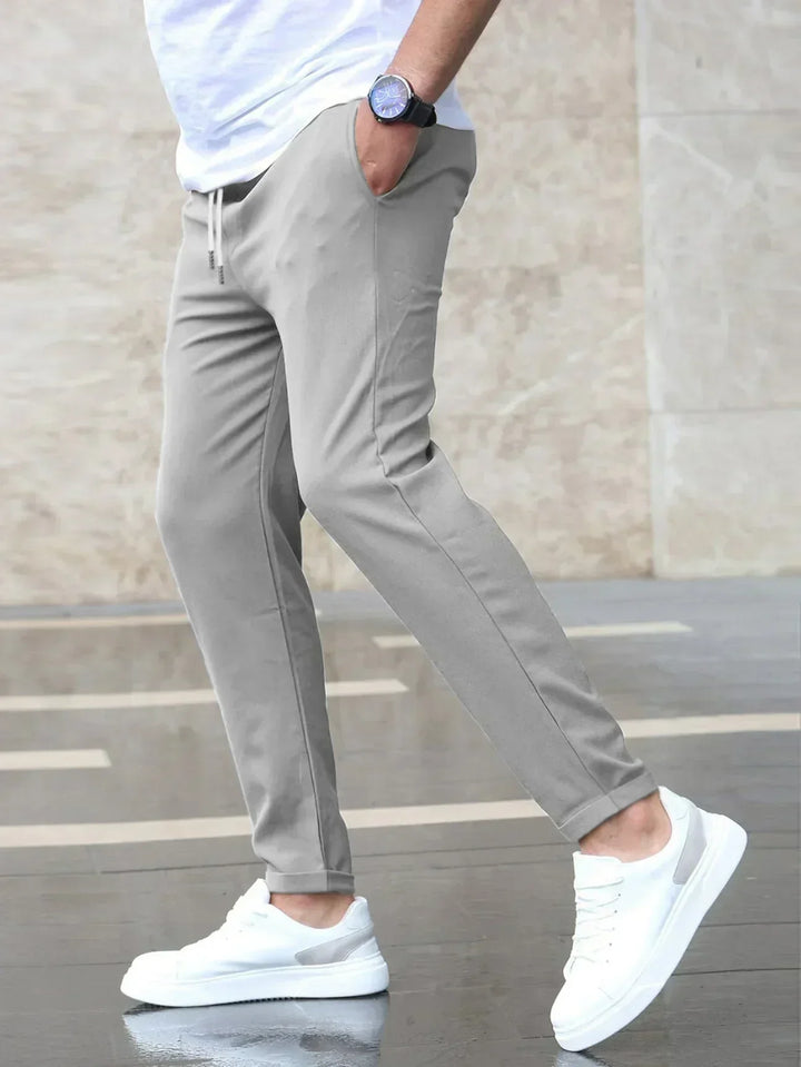 Emilio | Elegant Drawstring Stretch Pants Men - Slim Fit