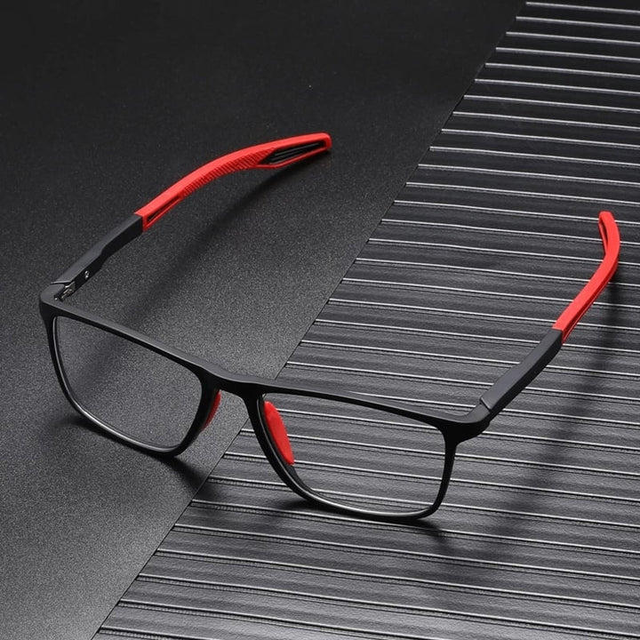 Niman | Ultralight Sport Reading Glasses Unisex Black Red
