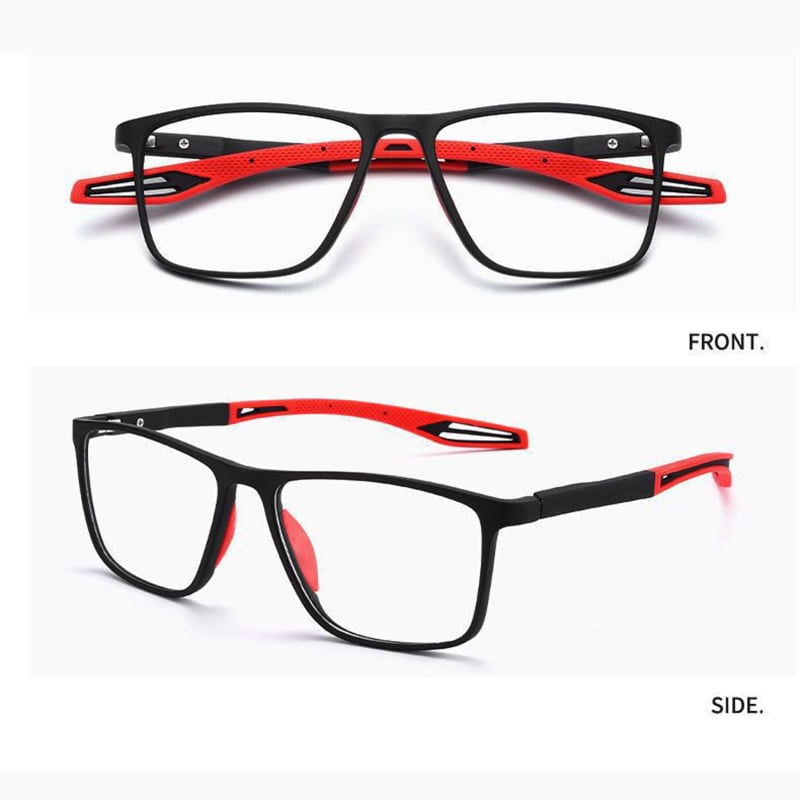 Niman | Ultralight Sport Reading Glasses Unisex Black Red
