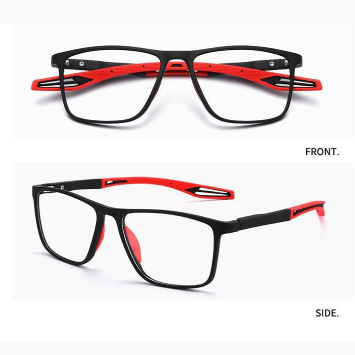 Niman | Ultralight Sport Reading Glasses Unisex Black Red