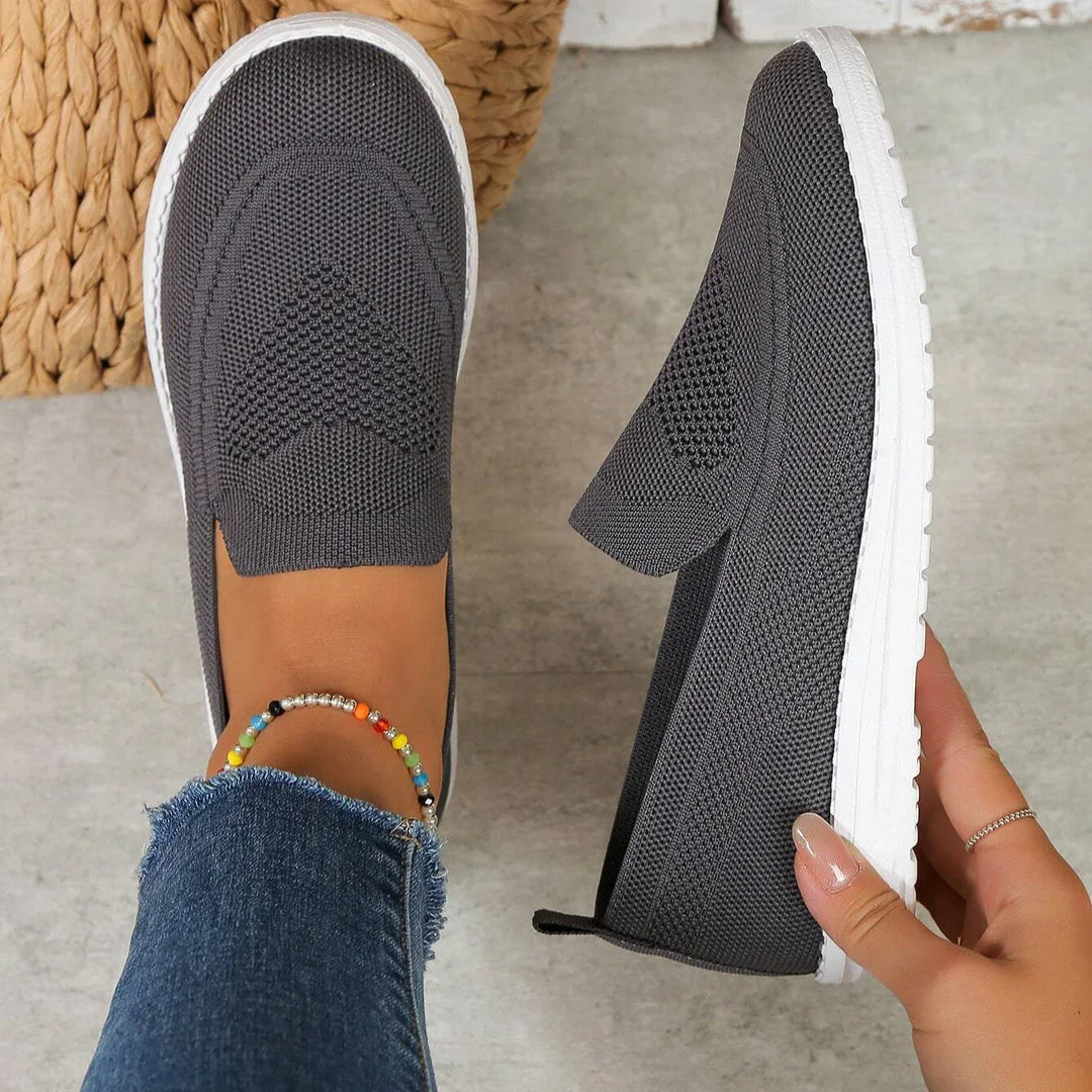 Evy | Chic Breathable Slip-On Sneakers For Women