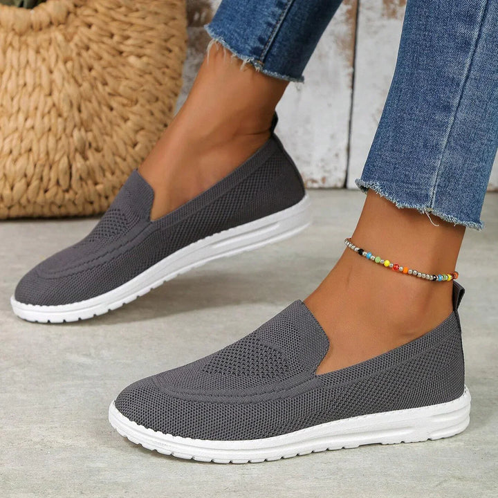 Evy | Chic Breathable Slip-On Sneakers For Women