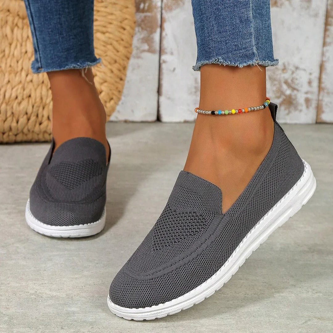 Evy | Chic Breathable Slip-On Sneakers For Women