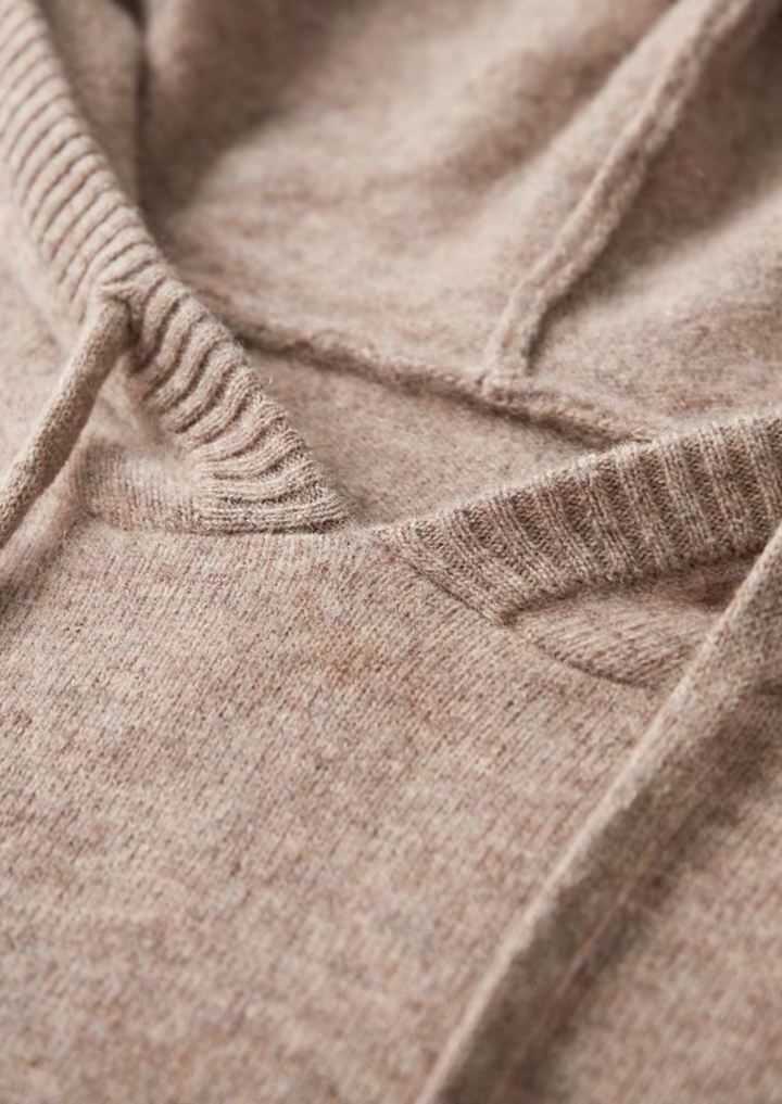 Cordelia | Elegant Merino Wool Hooded Tracksuit Set