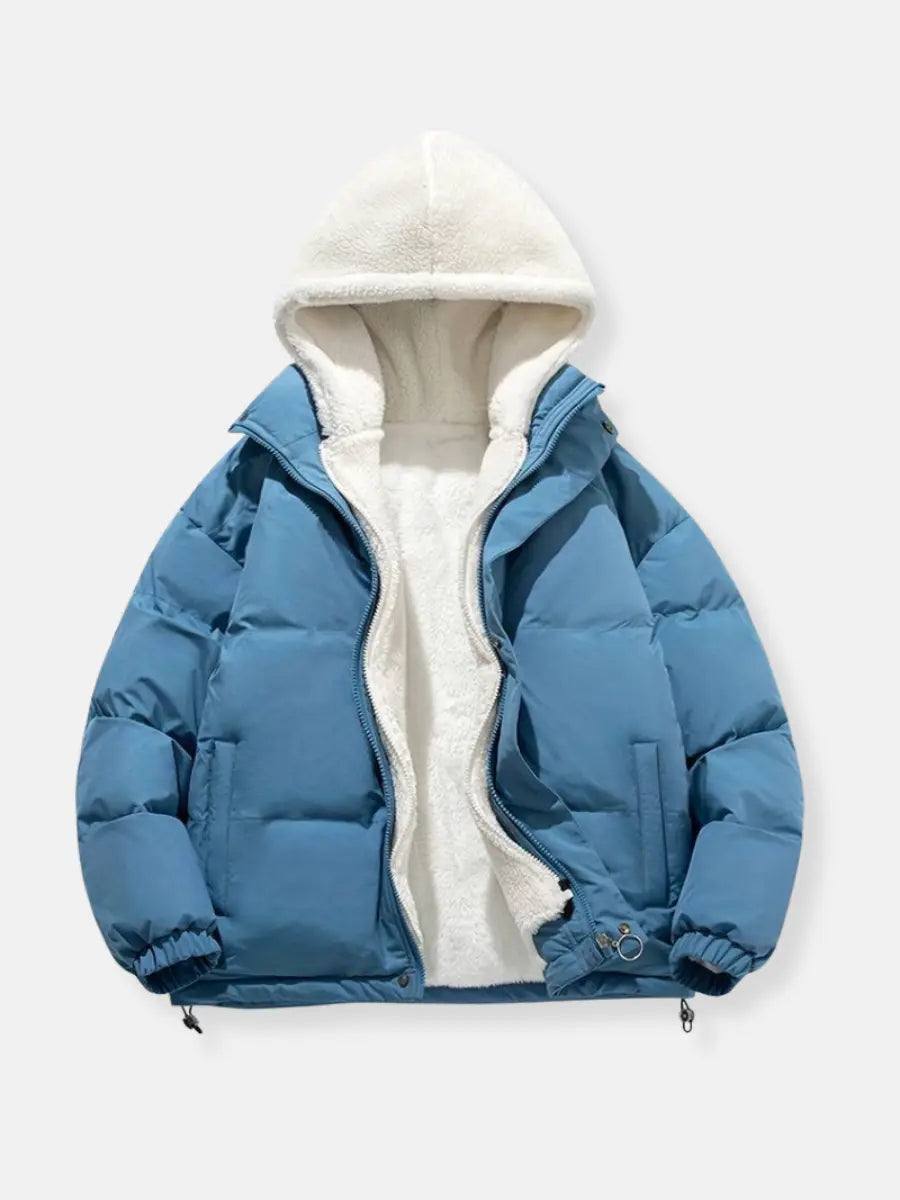 Millie | Stylish Hooded Fleece-Lined Winter Puffer Jacket