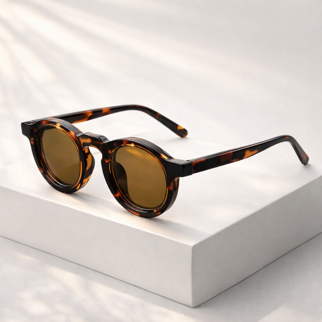 Margot | Stylish Round Frame Gradient Sunglasses