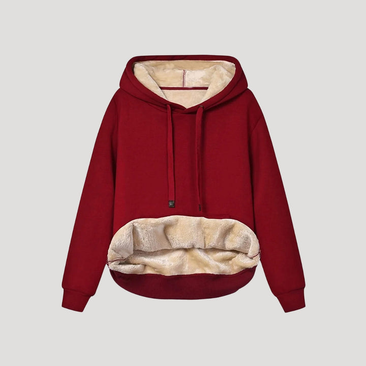 Tilly | Stylish Oversized Fleece-Lined Hoodie With Kangaroo Pocket