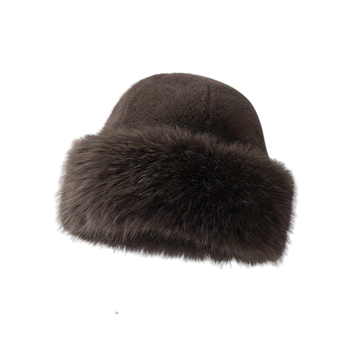 Eleanore | Luxurious White Faux Fur Winter Hat With Ear Protection