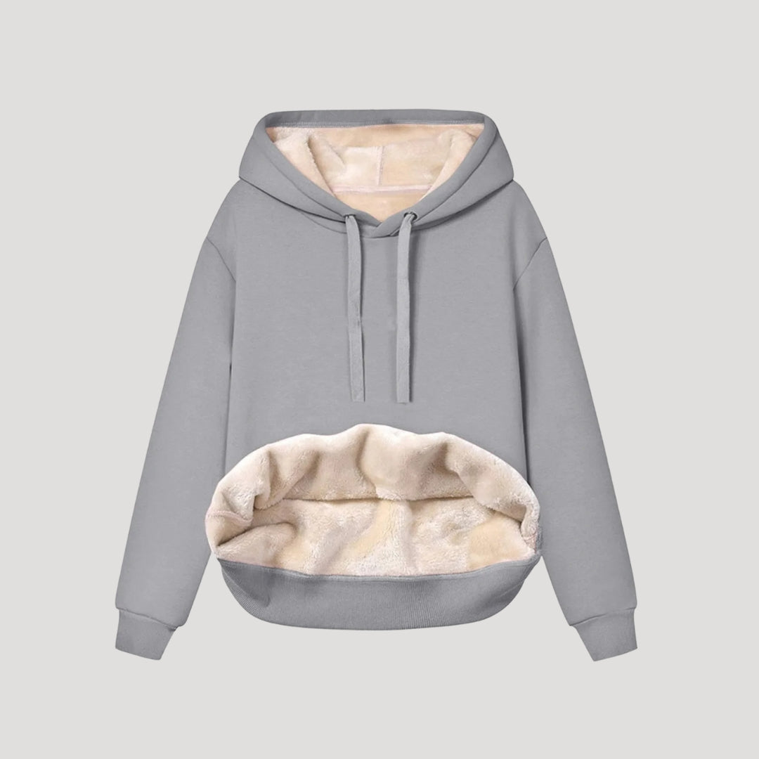 Tilly | Stylish Oversized Fleece-Lined Hoodie With Kangaroo Pocket