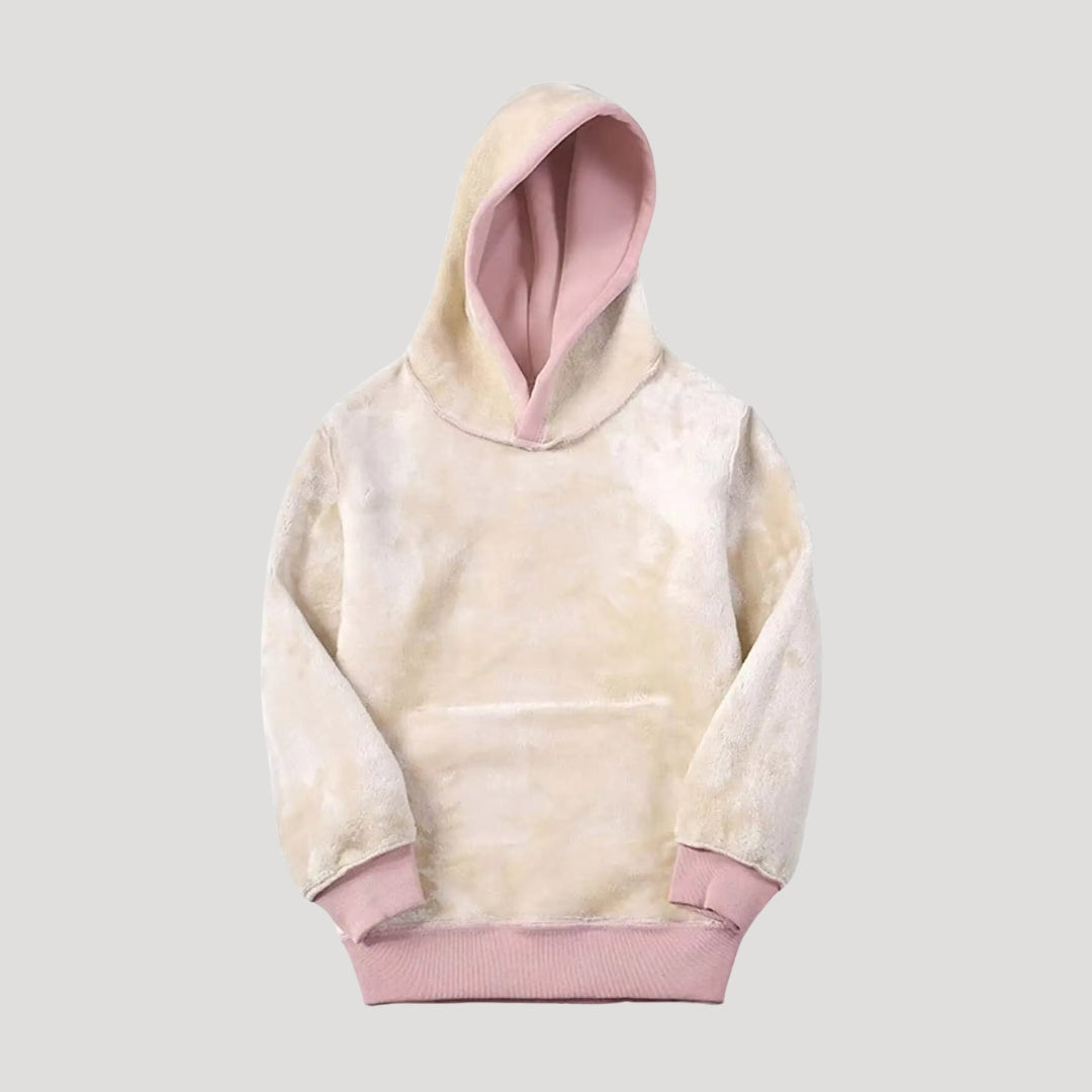 Phoebe | Stylish Fleece Lined Hoodie With Drawstring Hood