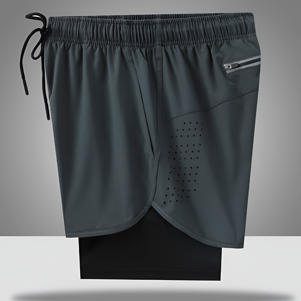 Ashton | Athletic Quick-Dry Running Shorts With Zippered Pocket