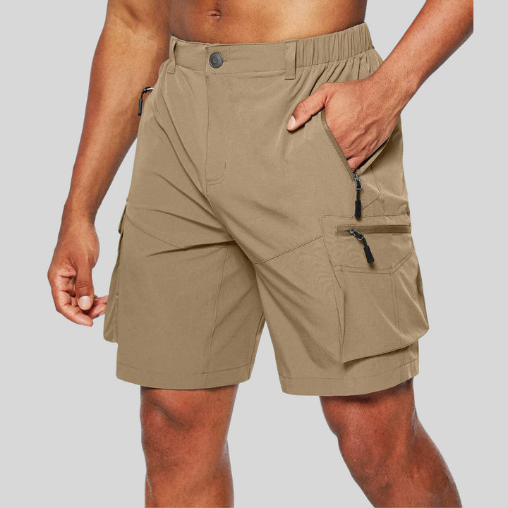 Beckmont | Stylish Men's Cargo Shorts With Utility Zip Pockets