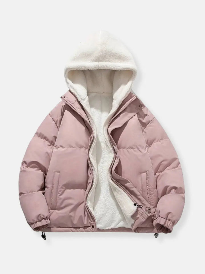Millie | Stylish Hooded Fleece-Lined Winter Puffer Jacket