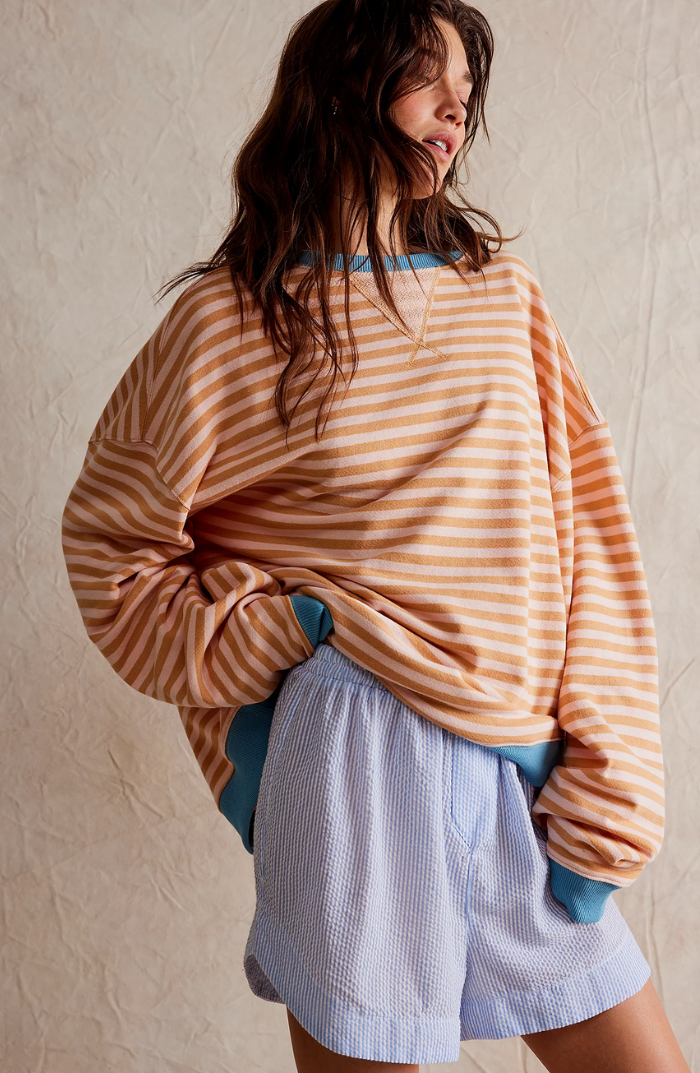 Linda | Chic Oversized Striped Sweater With Relaxed Silhouette