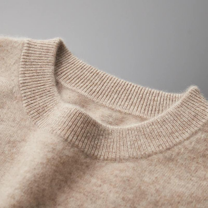 Maren | Elegant Cashmere Knit Sweater Set - Crew Neck Loungewear