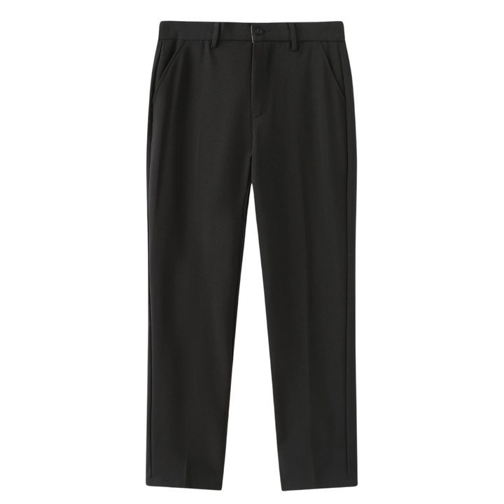 Rosalynn | Elegant Stretch Dress Pants Men - Black Formal