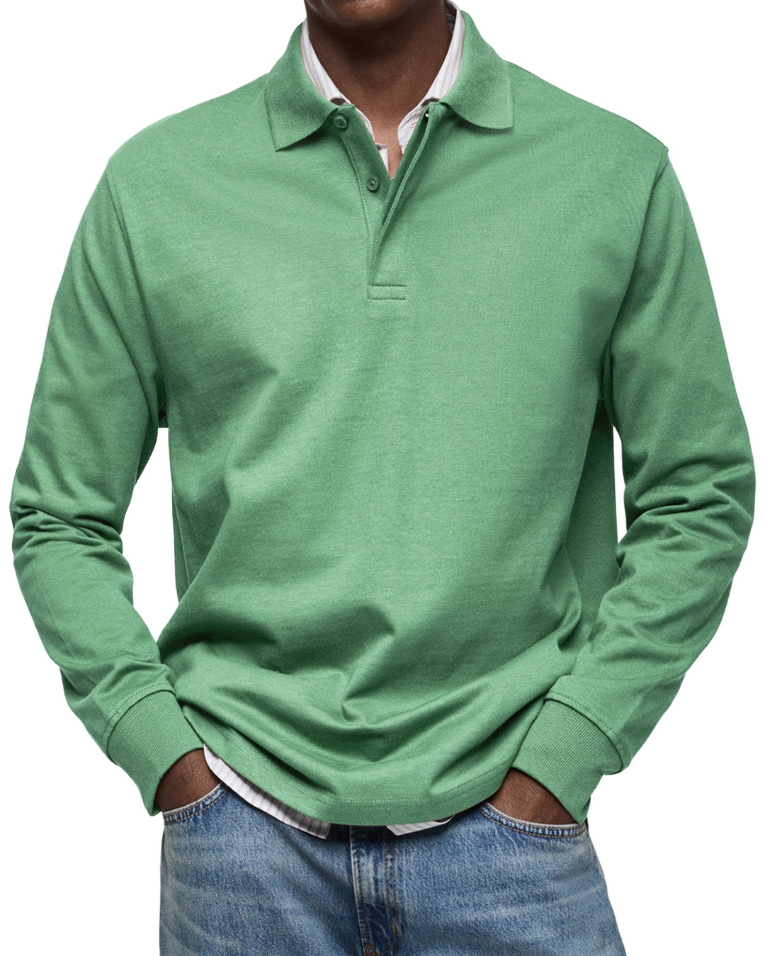 Kristina | Stylish Long Sleeve Polo Shirt With Classic Collar