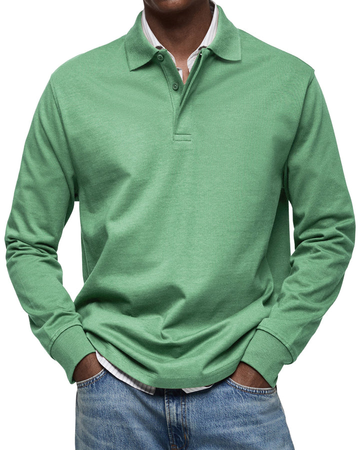 Kristina | Stylish Long Sleeve Polo Shirt With Classic Collar