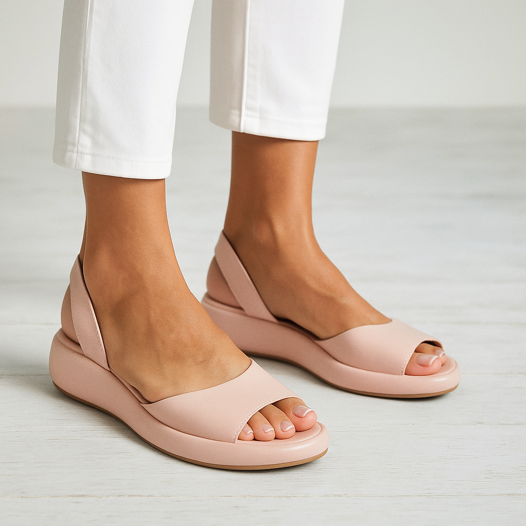 Finley | Elegant Open-Toe Platform Wedge Sandals