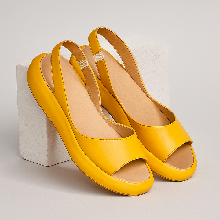 Finley | Elegant Open-Toe Platform Wedge Sandals